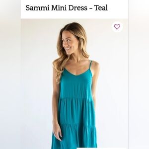 Natural Life Sammi teal dress